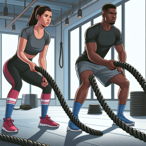 Sådan træner du med battle ropes